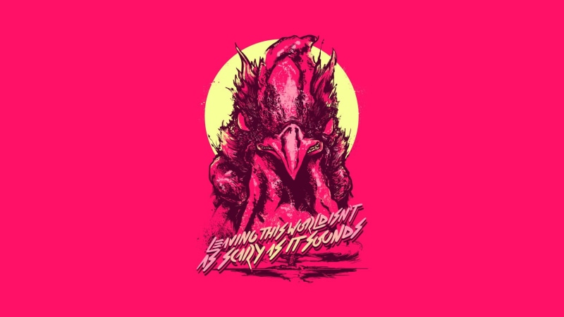 vegetarian food, studio shot, pink background, isn, fruit, cross section, Hotline Miami 2: Wrong Number, Hotline Miami, leaving, sounds, purple, colored background