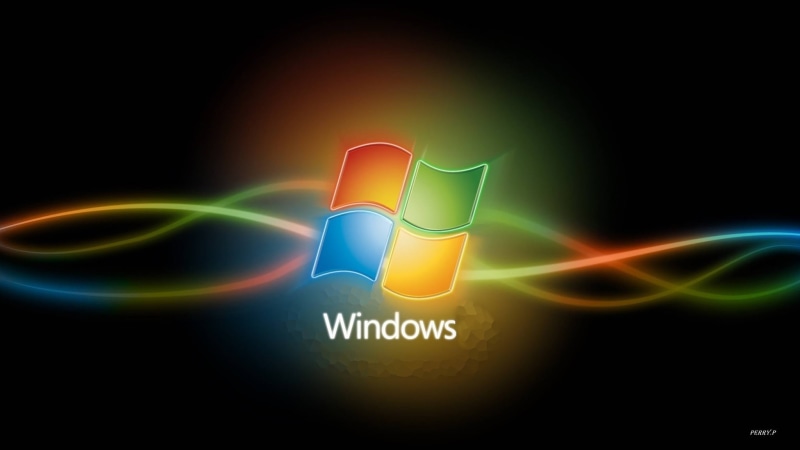 Windows 10, rainbow, backgrounds, red, motion, 1080P, multi colored, illuminated, light - natural phenomenon, no people, long exposure, technology, pattern