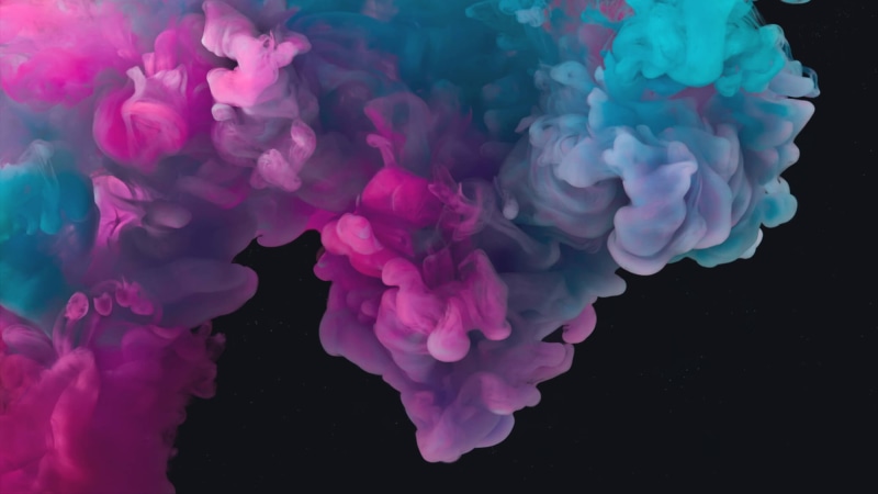 studio shot, sea, no people, close-up, nature, tranquility, ink, softness, abstract, motion, dissolving, pink color, flowing, underwater, Smoke, water