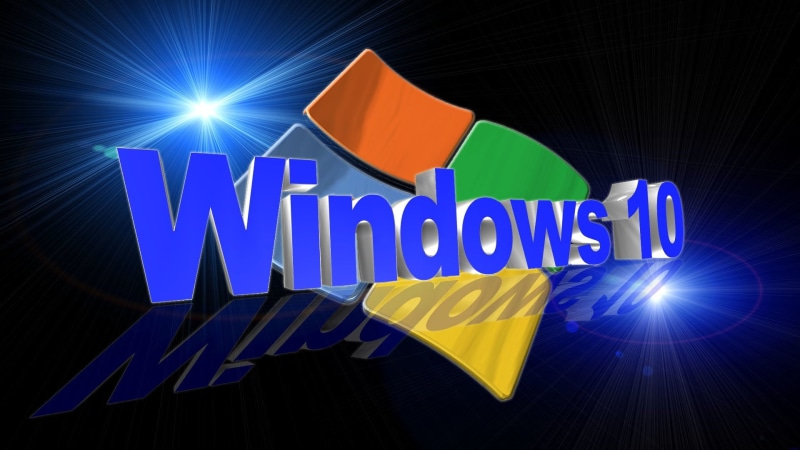 blue, 1080P, arts culture and entertainment, Windows, no people, logo, lens flare, yellow, communication, backgrounds, Windows 10, western script, global communications