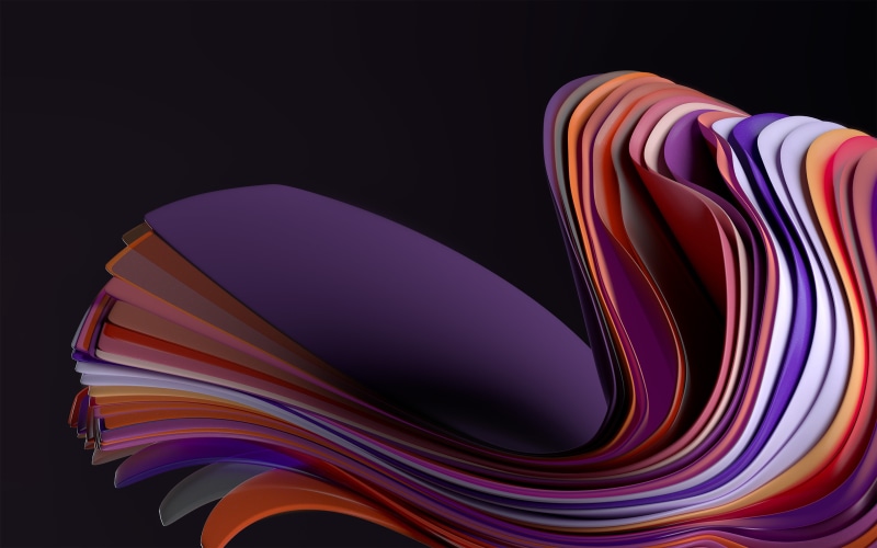 digital, windows 11, abstract, dark background, 2K, minimalism