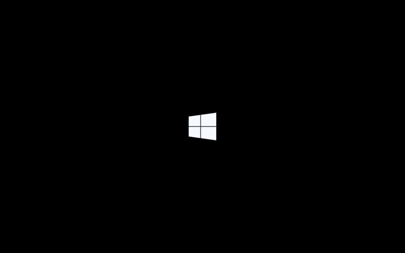 logo, minimalism, Microsoft Windows, Windows 10, operating systems, 1080P