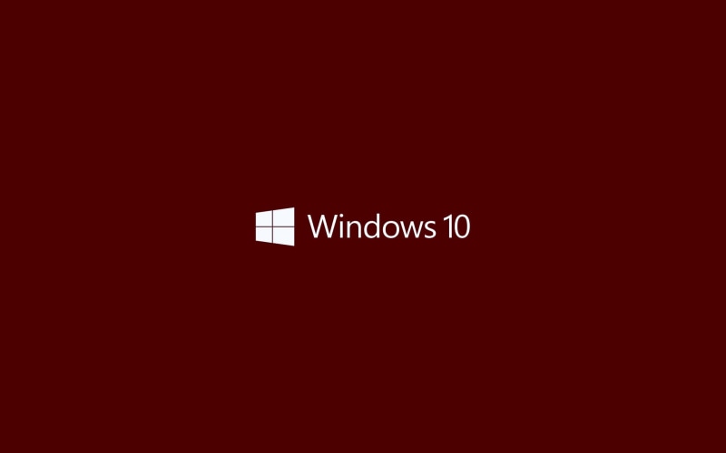 operating system, 1080P, logo, minimalism, Microsoft Windows, Windows 10