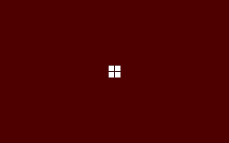 2K, logo, Windows 10, simple background, Microsoft Windows, operating system, minimalism