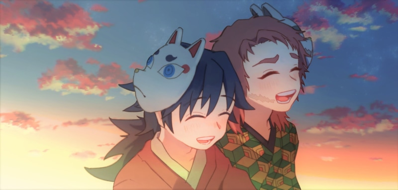 Sabito (Demon Slayer), Giyuu Tomioka, Anime, Demon Slayer: Kimetsu no Yaiba, 1080P