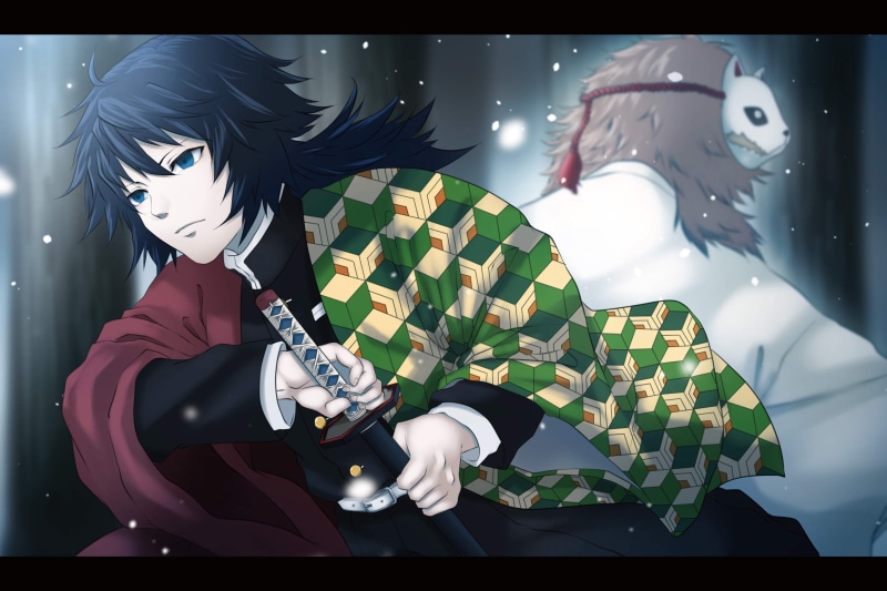 Anime, Sabito (Demon Slayer), Giyuu Tomioka, Demon Slayer: Kimetsu no Yaiba, 2K