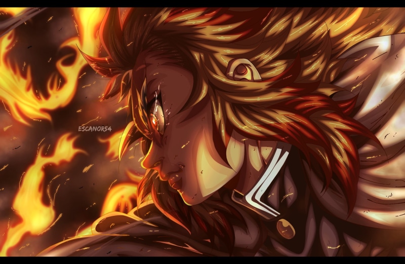 1080P, Kyojuro Rengoku, Demon Slayer: Kimetsu no Yaiba, Anime