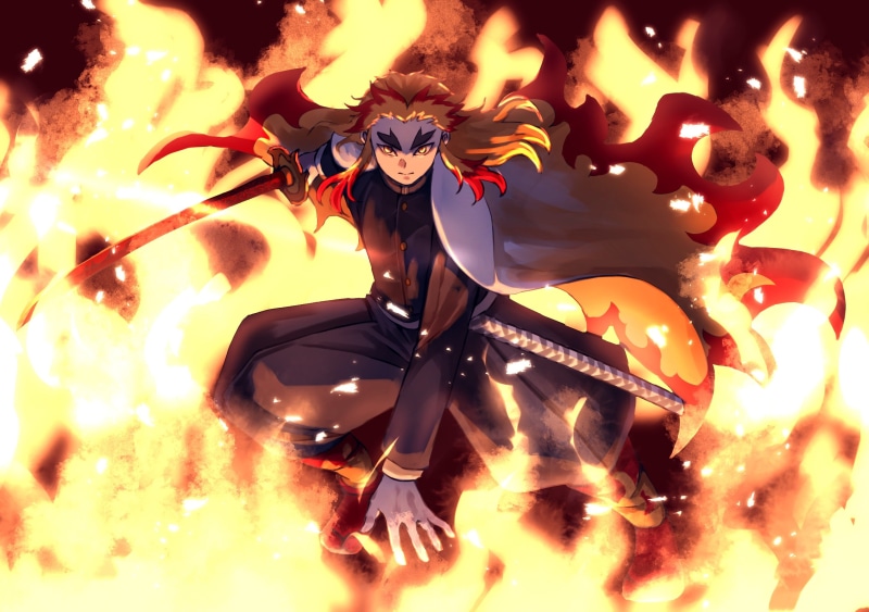 2K, Anime, Demon Slayer: Kimetsu no Yaiba, Kyojuro Rengoku