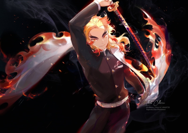 Anime, 1080P, Demon Slayer: Kimetsu no Yaiba, Kyojuro Rengoku