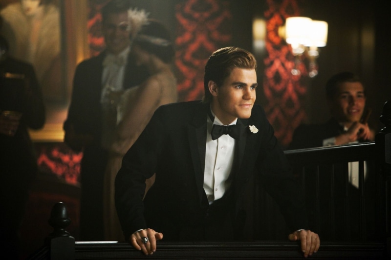 vampire, celebration, enjoyment, The Vampire Diaries, happy hour, young Adult, bar counter, formalwear, standing, dress, waist up, adults Only, males, party - Social Event
