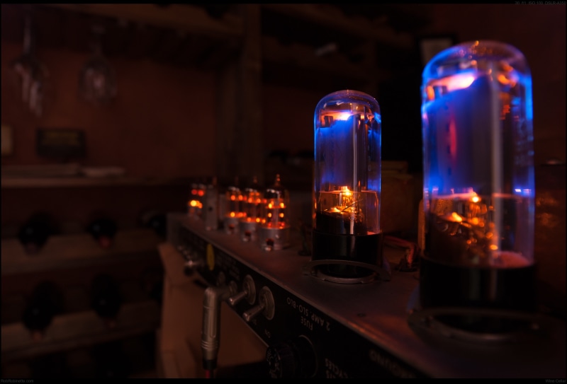 Valve, container, guitar, glowing, no people, 4K, heat - temperature, fire, dark, religion, bar counter, flame, illuminated, glass - material, Fender