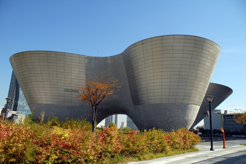 sunlight, songdo incheon korea, sunny, 4K, clear sky, outdoors, 0 won seawater, travel, travel destinations, building, modern, built structure, blue, arts culture and entertainment