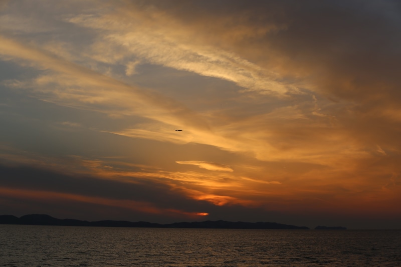 5K, idyllic, ganghwado, sky, dramatic sky, blue sky, scenics - nature, korea, incheon, nature, non-urban scene, west sea sea, landscape, beauty in nature