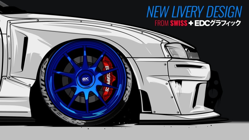 EDC Graphics, render, 1080P, JDM, Nissan 200SX, Nissan, Japanese cars