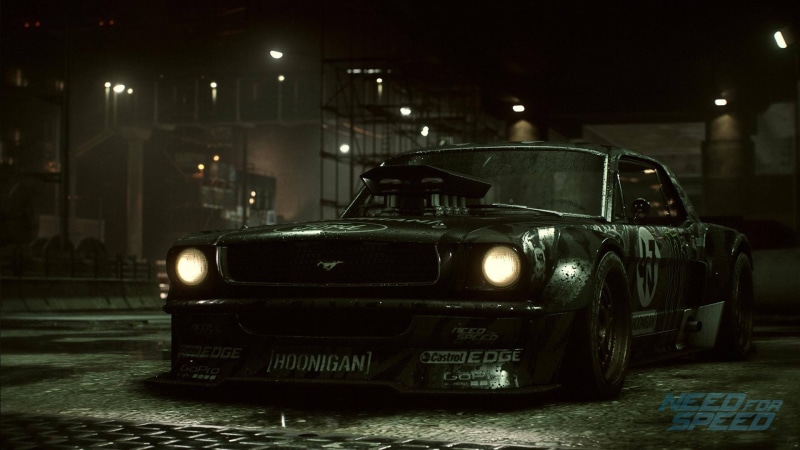 Mustang, Game, Ford, RTR, Need for Speed, 2015, black, Hoonicorn, Ken Block, 1965, 1080P