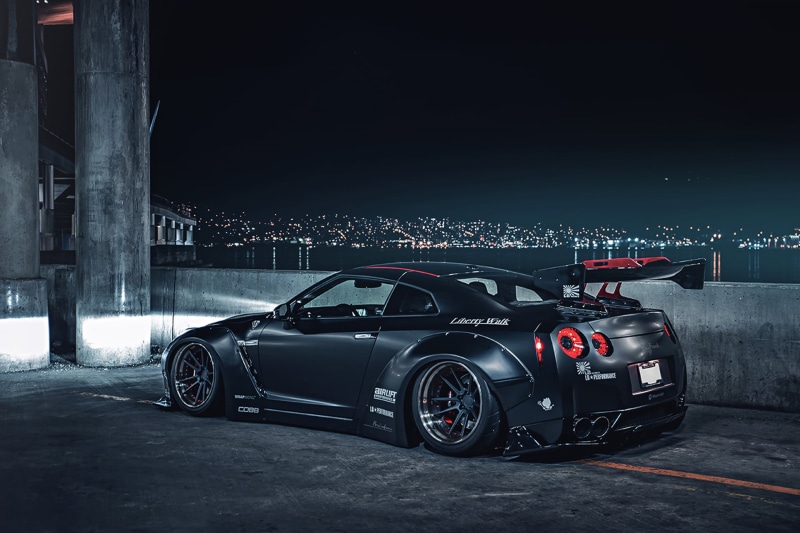 wheel, mode of Transport, GT-R, illuminated, power, Sport, driving, motor Racing Track, architecture, digital composite, engine, Nigth, R35, protection