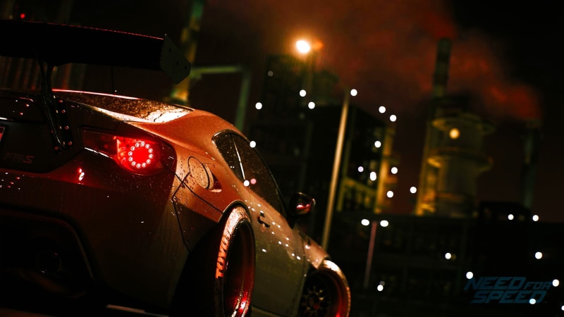 travel, lighting equipment, land vehicle, Need for Speed, road, architecture, city, 1080P, tail light, headlight, mode of transportation, night, focus on foreground