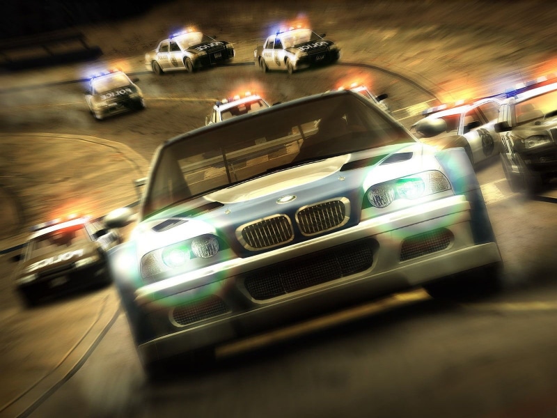 speed, land vehicle, car, illuminated, 720P, Need for Speed: Most Wanted, headlight, transportation, on the move, no people, Need for Speed, motor vehicle