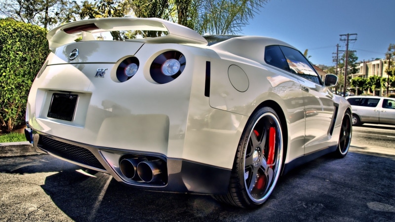 Nissan, 1080P, Nissan GT-R, vehicle, Nissan Skyline GT-R R35, white cars, car, Nissan Skyline GT-R