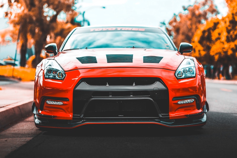 Nissan Skyline GT-R R35, 8K, Nissan GT-R NISMO, Super Car, sports car, car, head lights