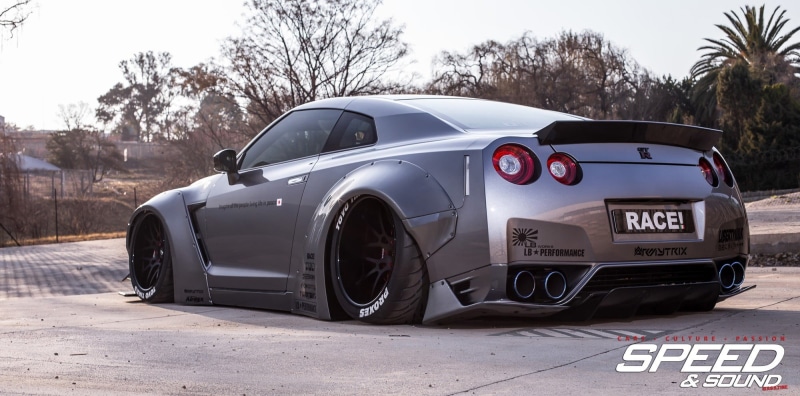 no people, wheel, western script, Nissan GTR, tire, 1080P, nature, motor vehicle, text, Nissan GT-R, coupe, road, day, land vehicle, speed, car, mode of transportation