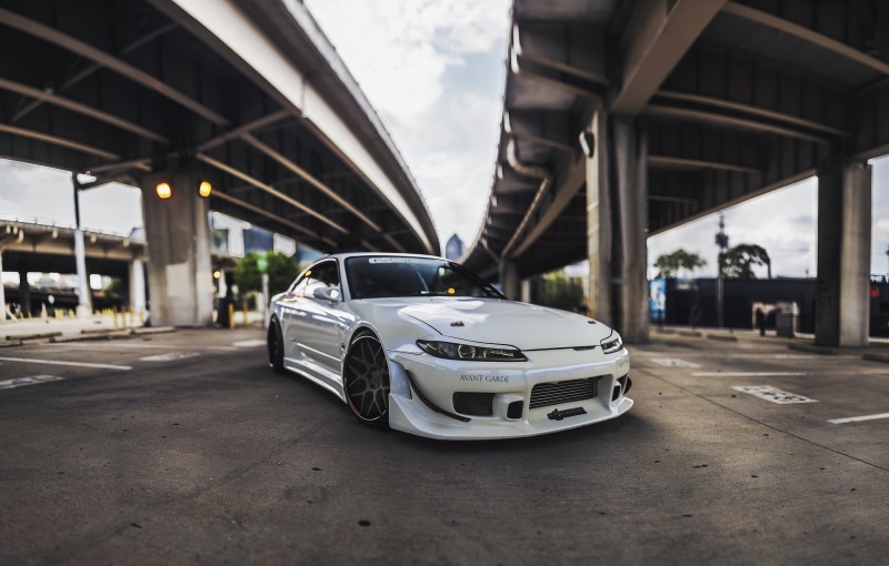 Silvia S15, 1080P, S15, Nissan Silvia S15, JDM, vehicle, tuning, car, bridge