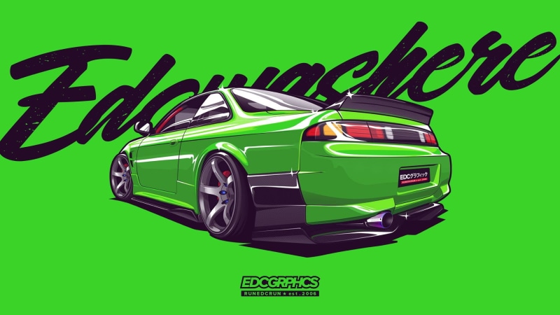 connection, motor vehicle, EDC Graphics, mode of transportation, no people, Nissan 200SX, Nissan, three dimensional, environmental conservation, toy, racecar