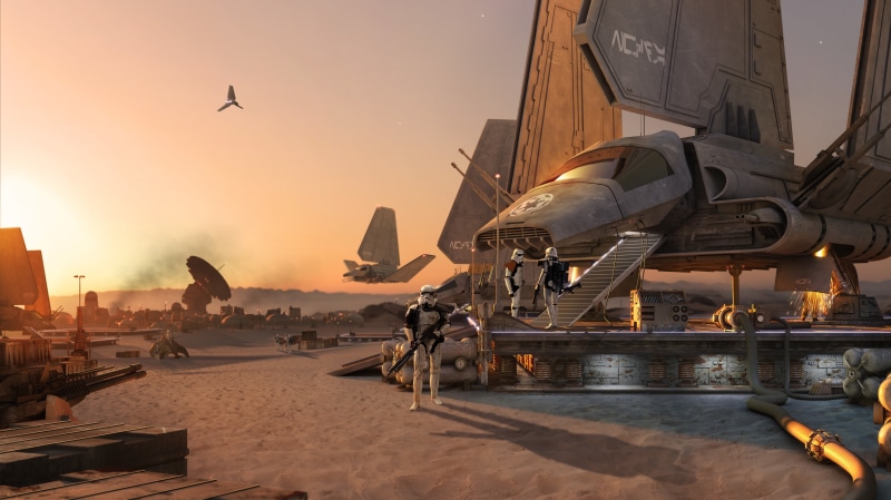 screengrab, transportation, wars, mode of transportation, animal, belief, built structure, Star Wars, incidental people, imperial shuttle, building exterior