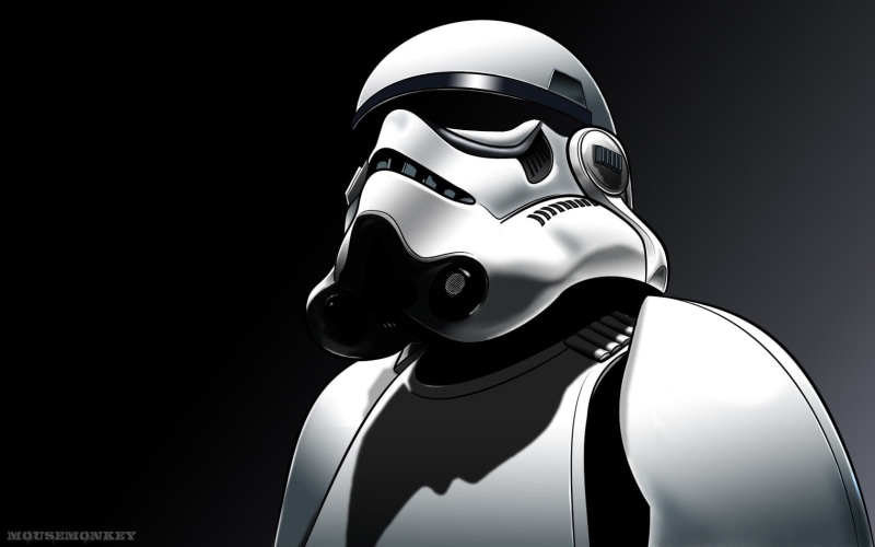 representation, low angle view, 720P, metal, no people, craft, sky, creativity, indoors, trooper, sculpture, stormtrooper, storm, cut out, design, art and craft
