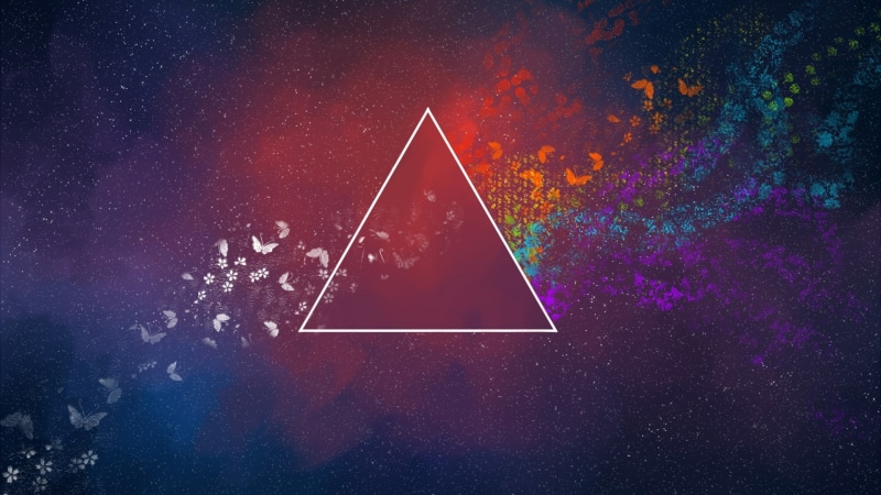 Art, Pink Floyd, 1080P, Prism, Dark side of the moon, Triangular prism, The Dark Side of the Moon, Space, Music, Rock, Triangle