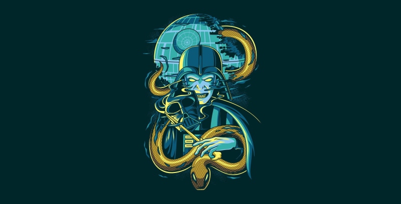 Snake, Angga Tantama, Welcome to the Dark side, Art, Harry Potter, Darkness, Animal, Vector, Voldemort, Illustration, Minimalism, Background, Fantasy, 1080P