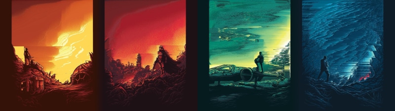 dual monitors, Star Wars: The Force Awakens, Star Wars, 4K, multiple display