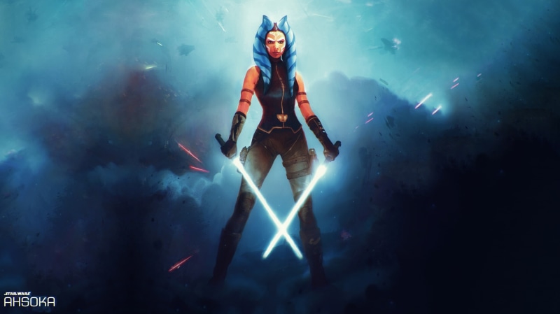 2K, Star Wars, fiction, Ahsoka Tano, Ahsoka, jedi, lightsaber