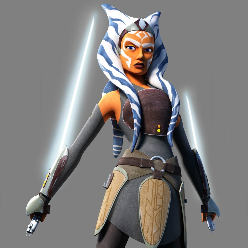 4K, Star Wars Rebels, light saber, Ahsoka Tano, Asoka Tano, lightsabers, Star Wars