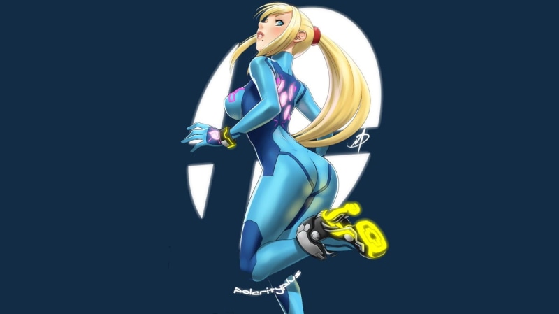 Zero Suit Samus, multi colored, indoors, bodysuit, copy space, protection, illustration, Metroid, women, Samus Aran, artwork, mecha girls, nature, studio shot