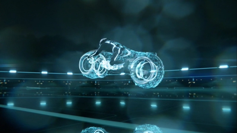 still, architecture, front view, blue, business, connection, communication, cloud - sky, Tron, Tron: Legacy, digital composite, 1080P, nature, illuminated