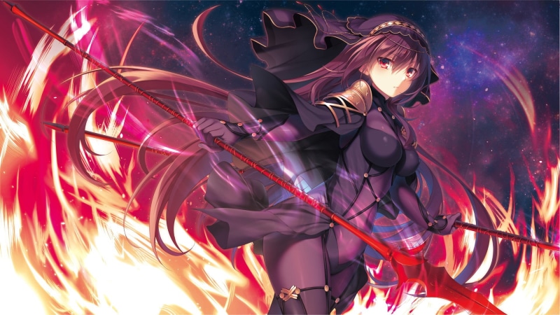 arts culture and entertainment, leisure activity, music, Fate/Grand Order, Lancer (Fate/Grand Order), event, celebration, one person, night, illustration