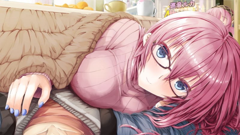 close-up, anime, indoors, real people, portrait, multi colored, haired, innocence, one person, glasses, hairstyle, female, representation, Megurine Luka