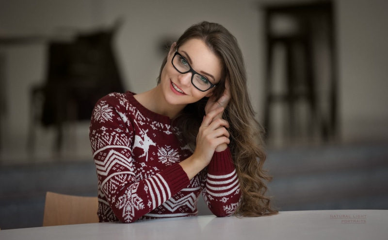 hair, smiling, women with glasses, happiness, young adult, glasses, looking at camera, young women, brunette, hands in hair, long hair, one person, looking at viewer