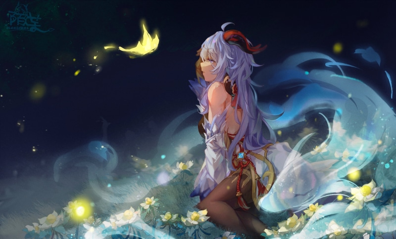 Genshin Impact, 4K, anime, anime girls, Ganyu (Genshin Impact)