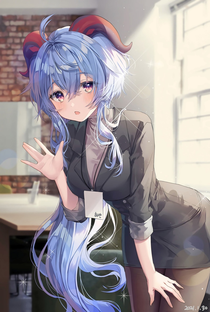 Ganyu (Genshin Impact), 1080P, anime girls, Genshin Impact