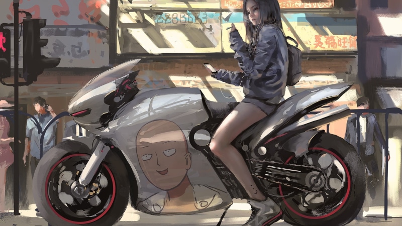transportation, women, riding, side view, real people, wheel, one person, customer, casual clothing, full length, mode of transportation, sitting, bike