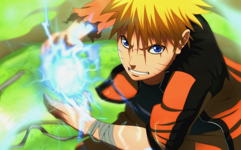 1080P, naruto, rasengan, anime