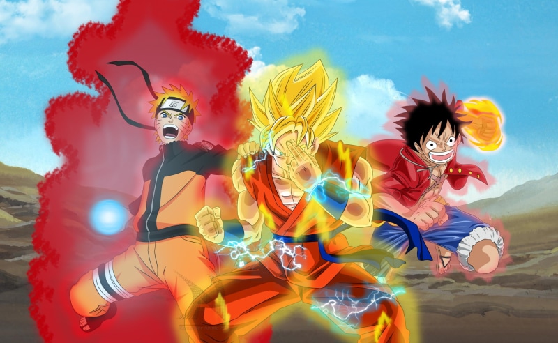 Goku, Naruto Uzumaki, One Piece, Video Game, Jump Force, Anime, 1080P, Super Saiyan 2, Monkey D. Luffy, Rasengan (Naruto), Dragon Ball Super