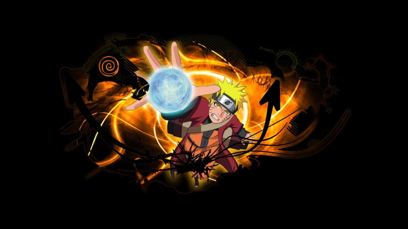 naruto, flame, motion, warning sign, dark, glowing, rasengan, no people, uzumaki naruto, communication, fire - natural phenomenon, 1080P, illuminated