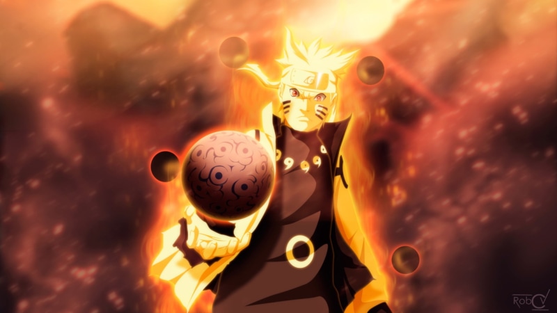 anime, Uzumaki Naruto, 1080P, Rasengan, Naruto Shippuuden, Bijuu