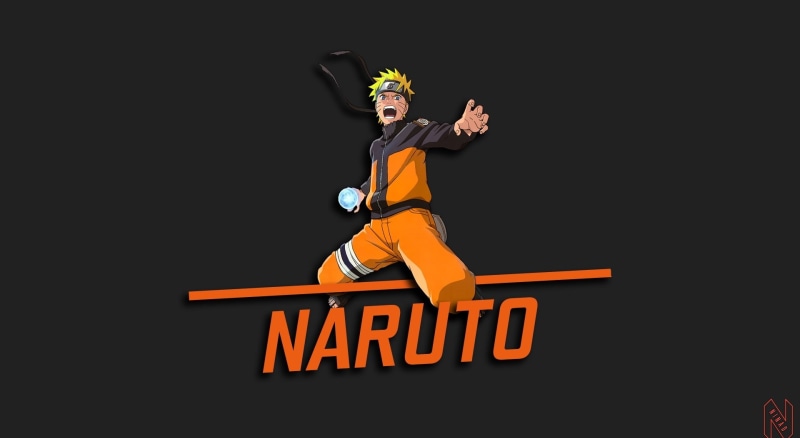 clothing, Others, indoors, uzumaki, emotion, black background, western script, excitement, headwear, rasengan, one person, orange color, fun, full length