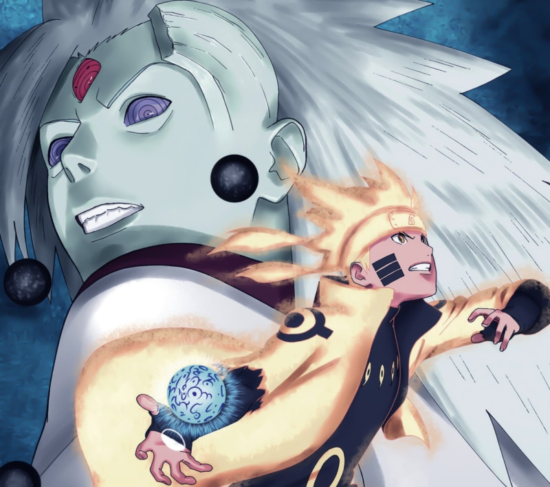 Rinnegan (Naruto), 1080P, Sage of Six Paths, Sage (Naruto), Madara Uchiha, Blonde, Grey Hair, Rasengan (Naruto), Naruto, Naruto Uzumaki