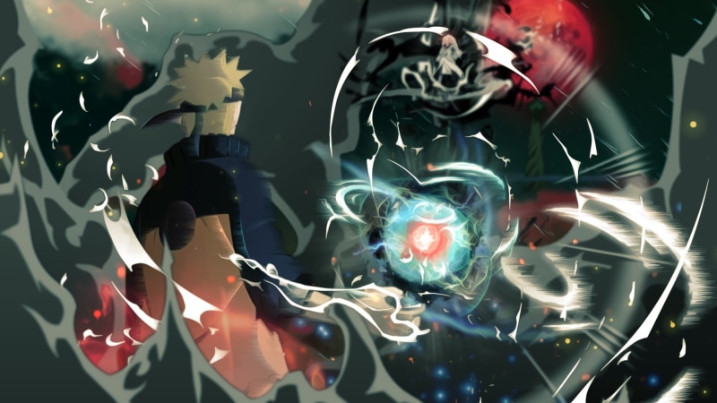 Anime, Madara Uchiha, Rasengan (Naruto), Naruto, 1080P, Naruto Uzumaki