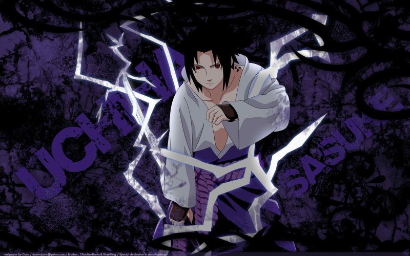 uchiha, shippuden, naruto, sasuke, chidori, 1080P